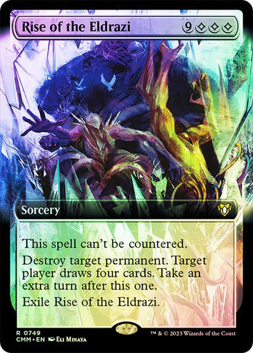 Rise of the Eldrazi (cmm) / Extended Art / Foil
