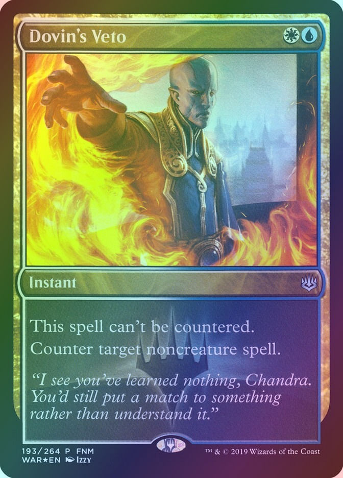 Dovin's Veto (PWAR) (193) / Foil