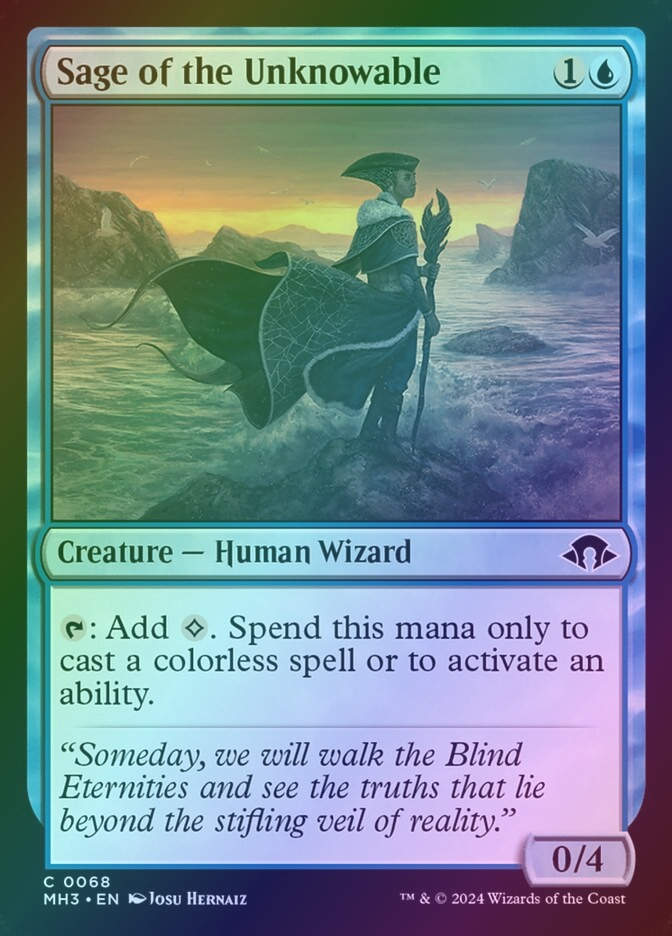 Sage of the Unknowable (MH3) (68) / Foil