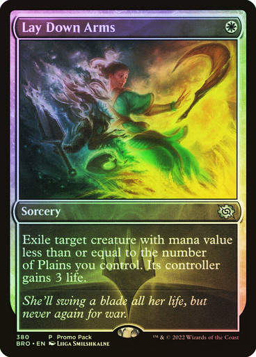 Lay Down Arms (BRO) / Promo Pack Foil