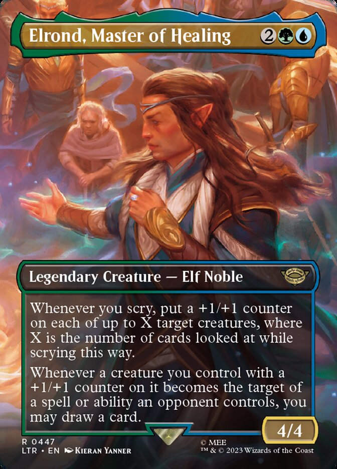 Elrond, Master of Healing (LTR) (447) / Borderless