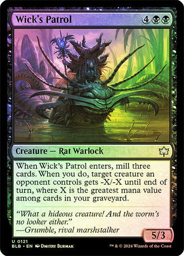 Wick's Patrol (blb) (121) / Foil