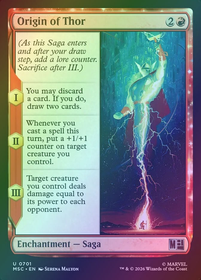 Origin of Thor (MSC) (701) / Foil