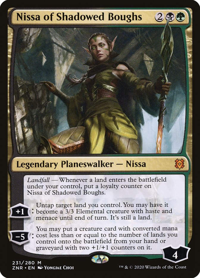 Nissa of Shadowed Boughs (ZNR) (231)