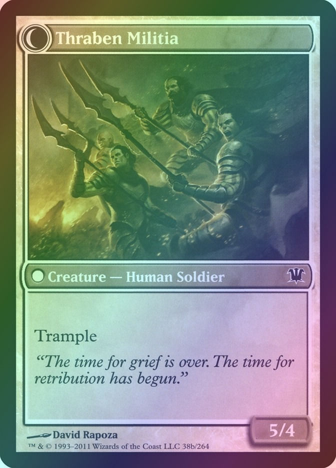 Thraben Sentry // Thraben Militia (ISD) (38) / Foil — cara 2 de 2