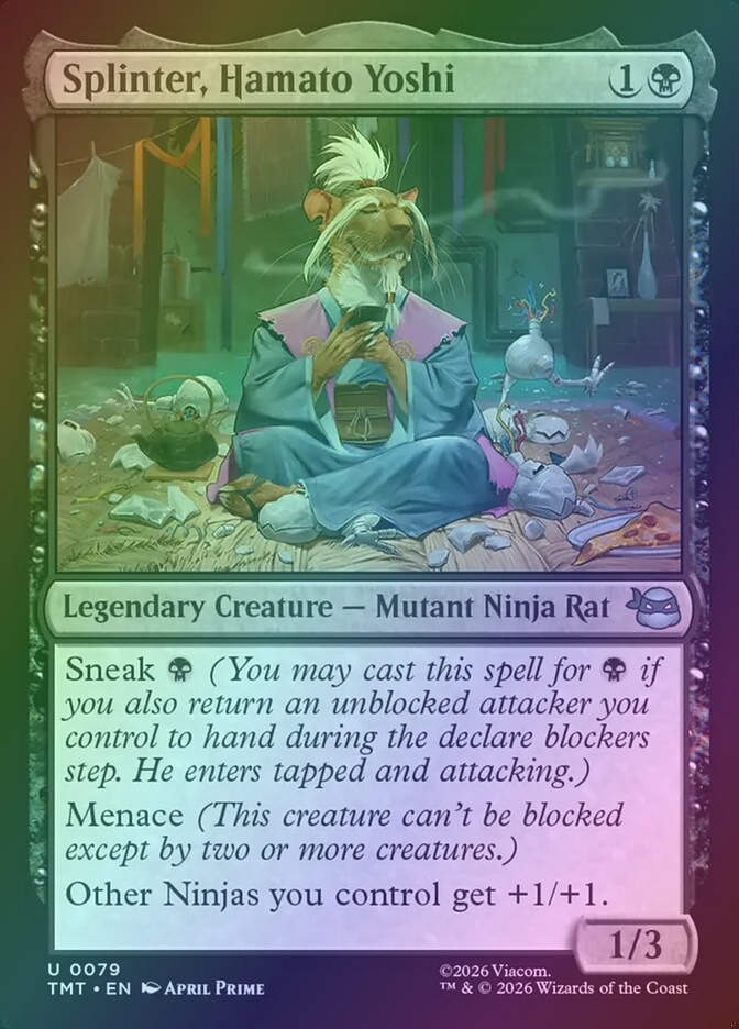 Splinter, Hamato Yoshi (TMT) (79) / Foil