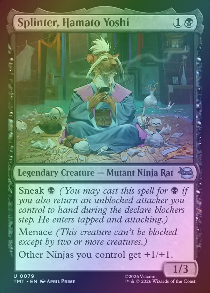 Splinter, Hamato Yoshi (TMT) (79) / Foil