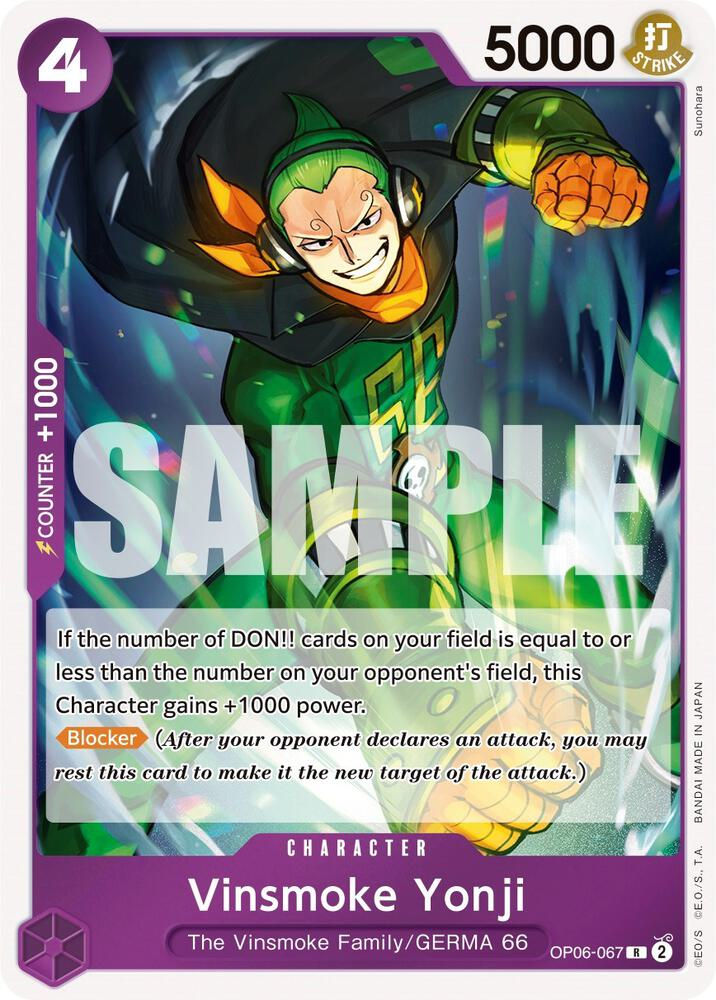 Vinsmoke Yonji (067) (OP06-067) / Foil