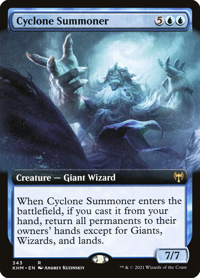 Cyclone Summoner (KHM) (343) / Extended Art