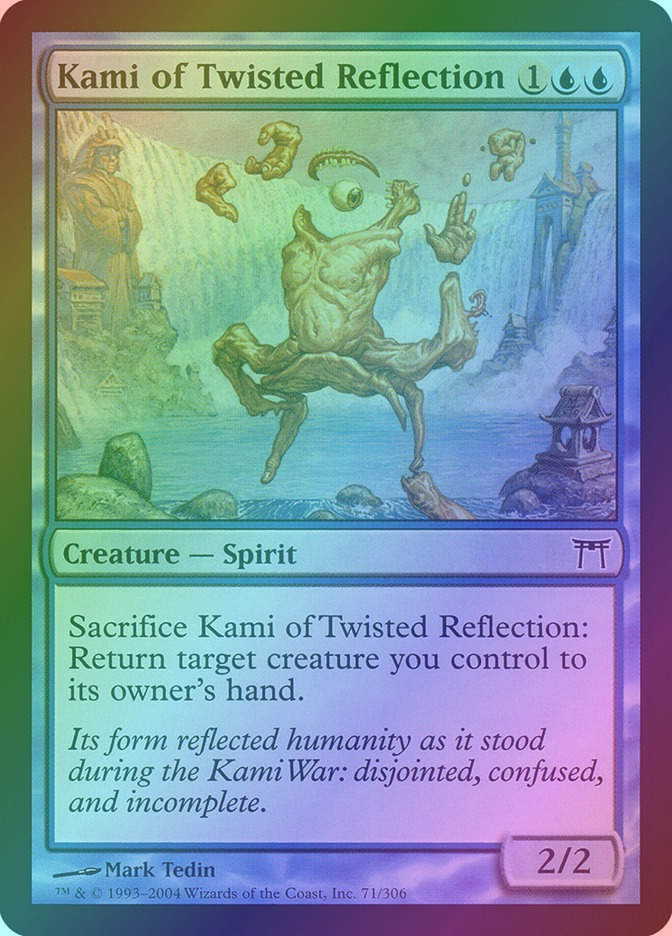 Kami of Twisted Reflection (CHK) (71) / Foil