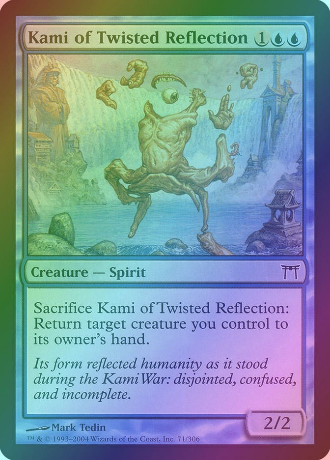 Kami of Twisted Reflection (CHK) (71) / Foil