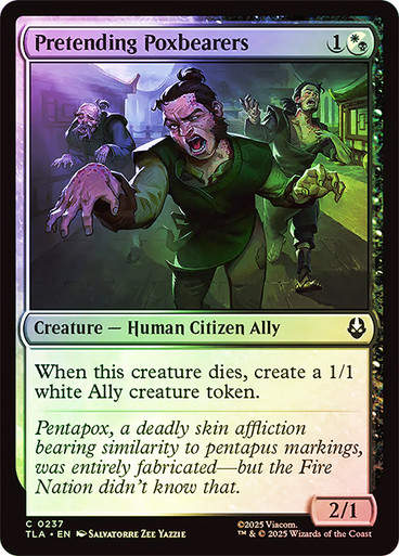 Pretending Poxbearers (TLA) (237) / Foil