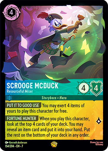 Scrooge McDuck - Resourceful Miser (LOR_ARC) / Foil