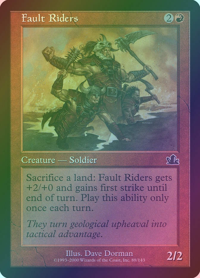 Fault Riders (PCY) (88) / Foil
