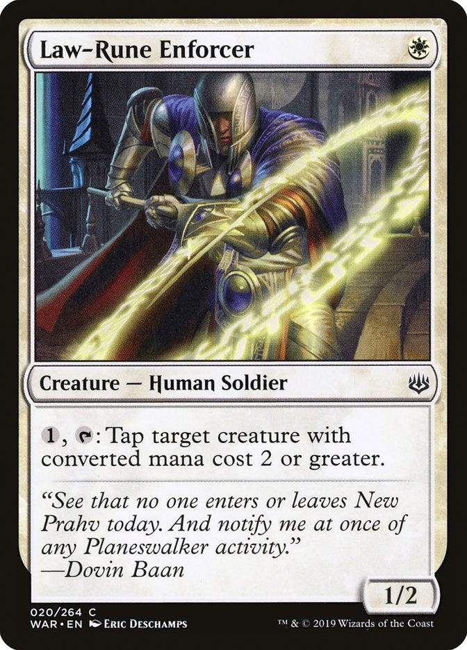 Law-Rune Enforcer (WAR) (20)