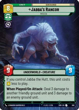 Jabba's Rancor - Pateesa (Hyperspace) (SHD_#360) / Foil
