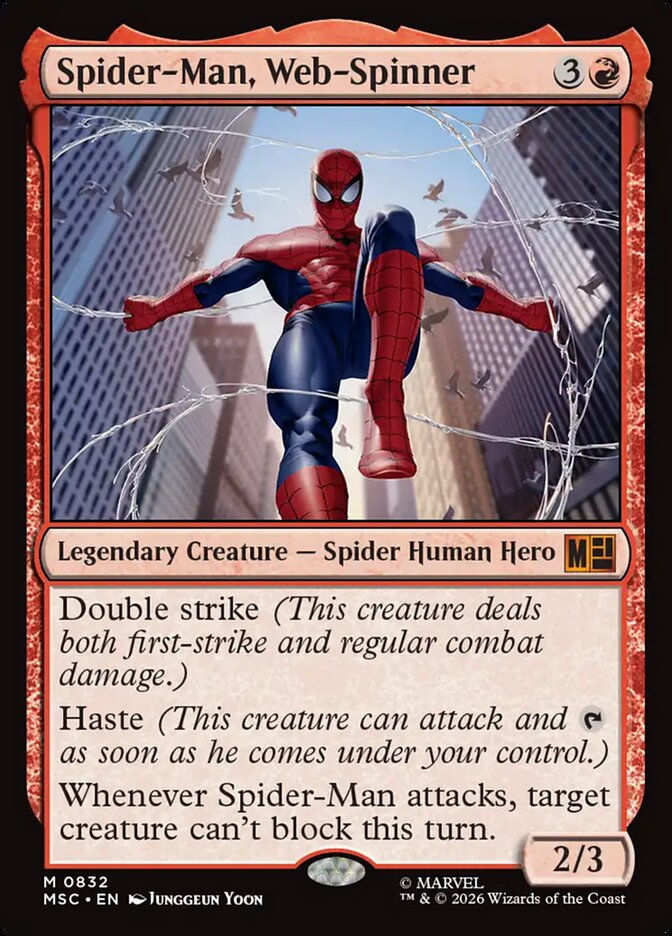 Spider-Man, Web-Spinner (MSC) (832)