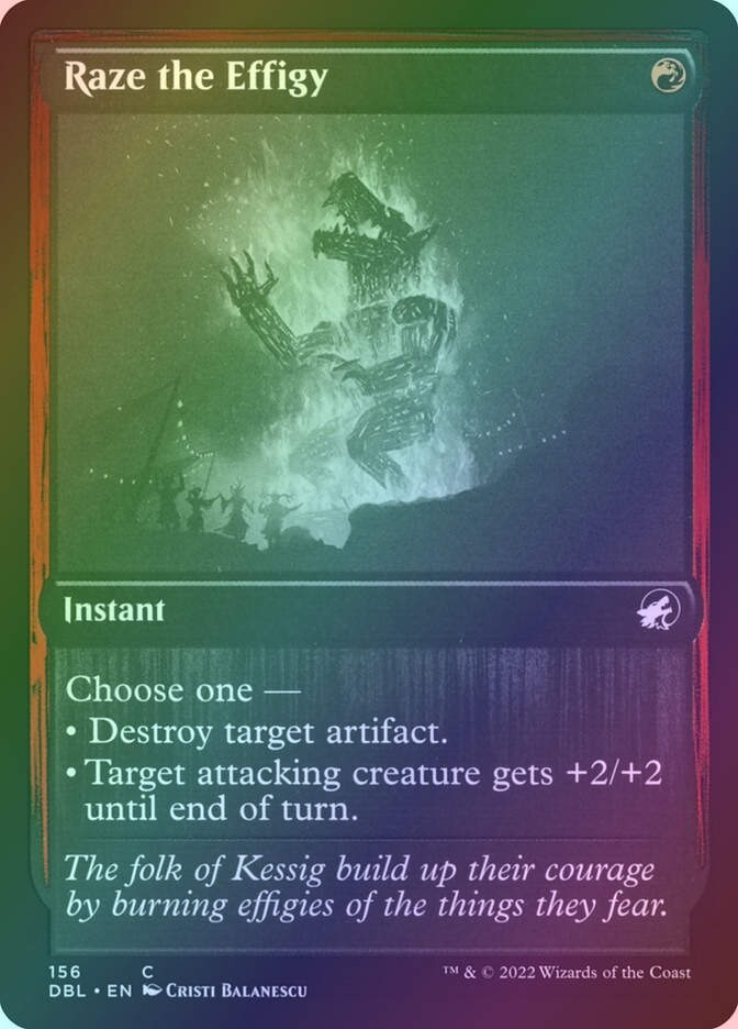 Raze the Effigy (DBL) (156) / Foil