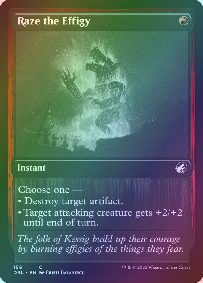 Raze the Effigy (DBL) (156) / Foil