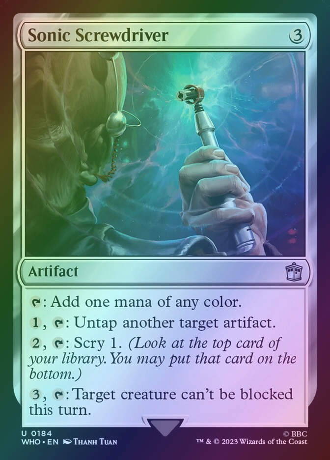 Sonic Screwdriver (WHO) (184) / Foil