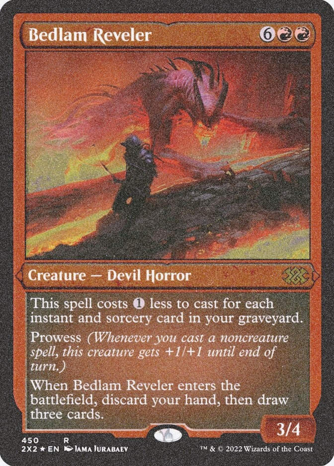 Bedlam Reveler (2X2) (450) / Foil Etched