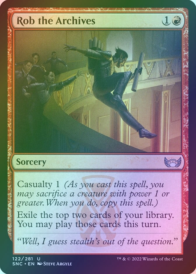 Rob the Archives (SNC) (122) / Foil