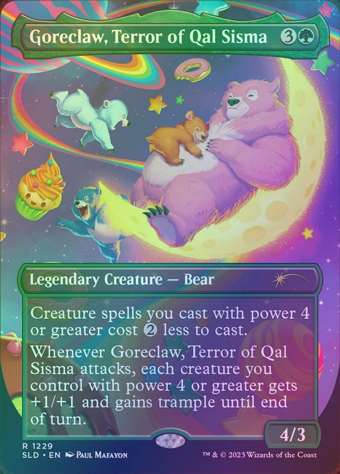 Goreclaw, Terror of Qal Sisma (SLD) (1229) / Borderless / Foil