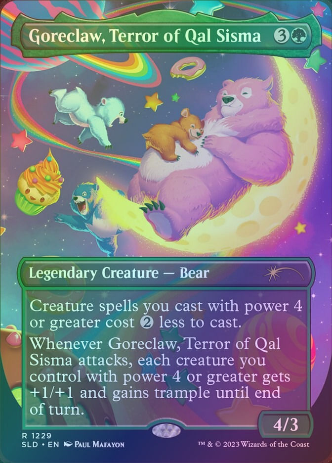Goreclaw, Terror of Qal Sisma (SLD) (1229) / Borderless / Foil