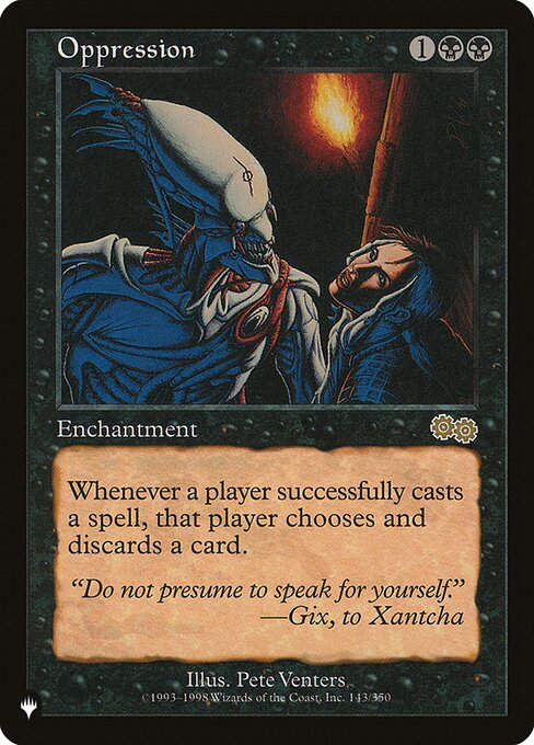 Oppression (PLST) (USG-143)