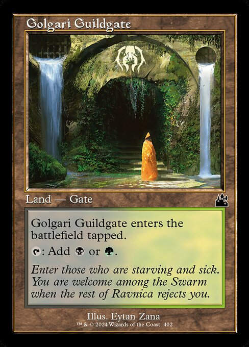 Golgari Guildgate (rvr) (402) / Retro