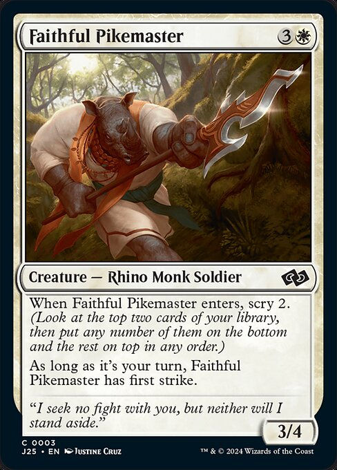 Faithful Pikemaster (J25) (3)