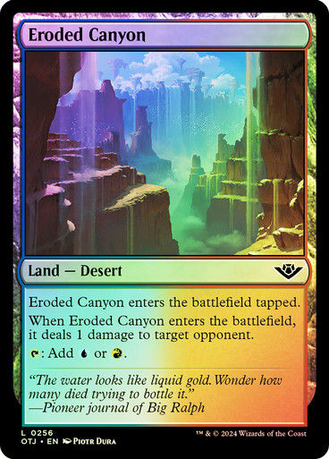 Eroded Canyon (otj) (256) / Foil