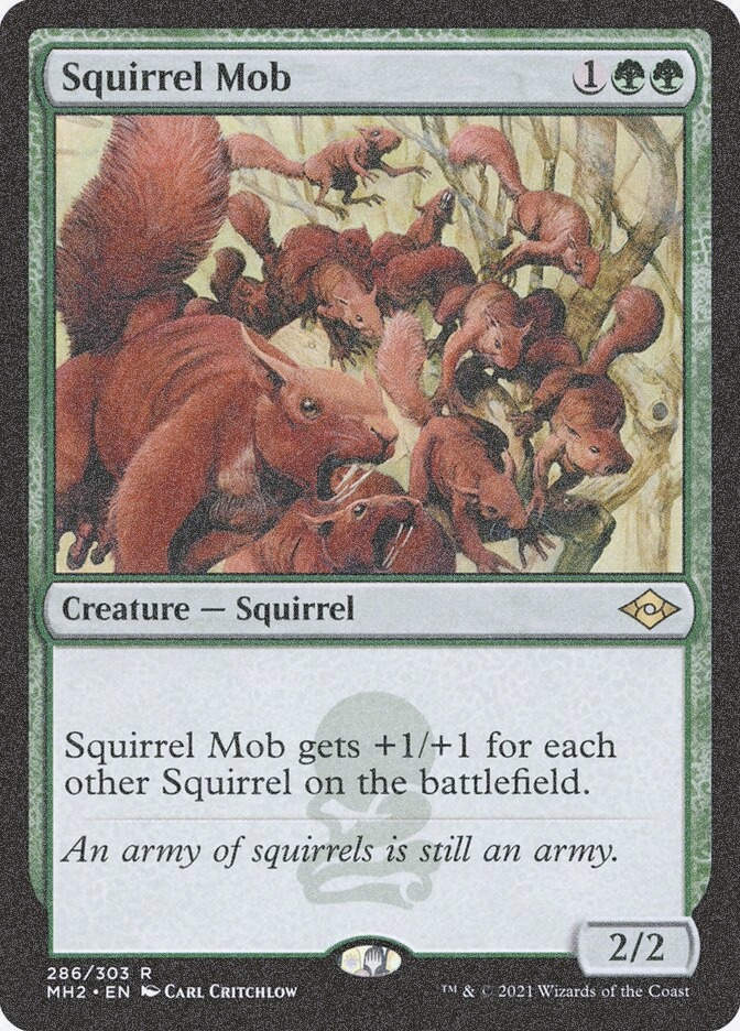Squirrel Mob (MH2) (286) / Foil Etched
