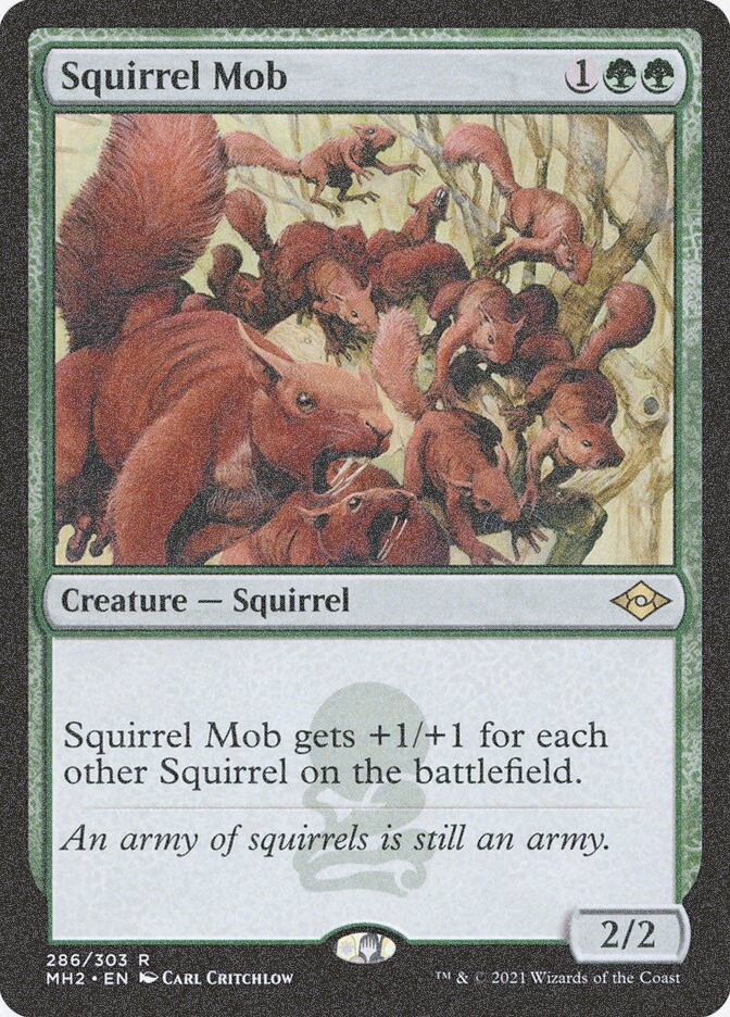 Squirrel Mob (MH2) (286) / Foil Etched