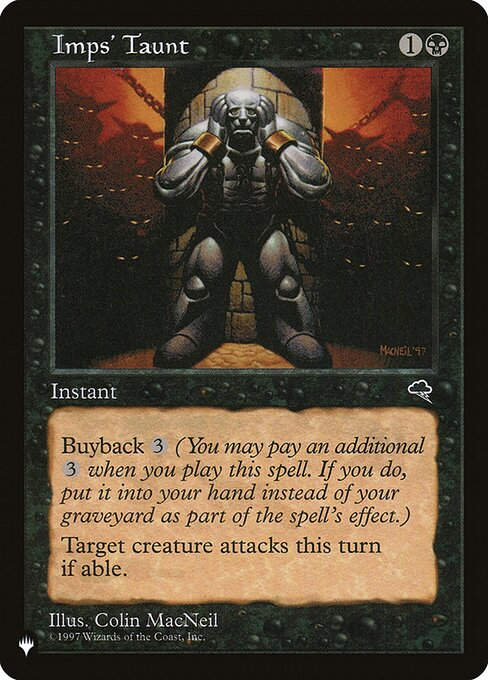 Imps' Taunt (PLST) (TMP-138)