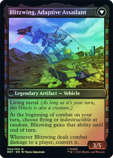 Blitzwing, Cruel Tormentor // Blitzwing, Adaptive Assailant (BOT) (4) / Foil — cara 2 de 2