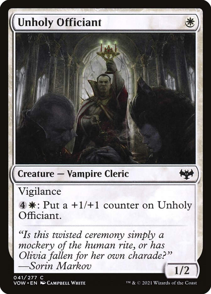 Unholy Officiant (VOW) (41)