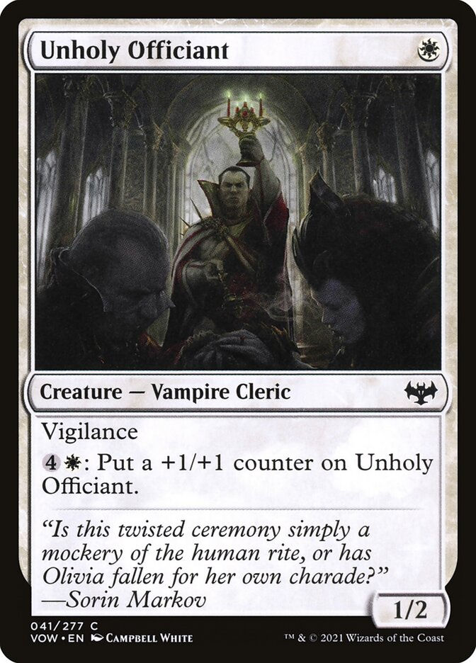 Unholy Officiant (VOW) (41)