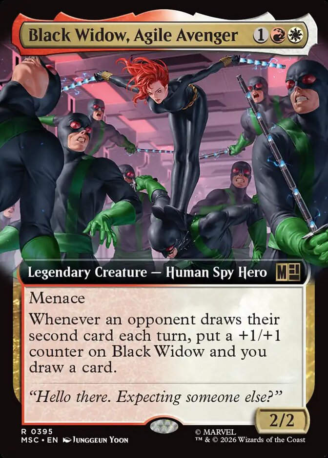 Black Widow, Agile Avenger (MSC) (395) / Extended Art