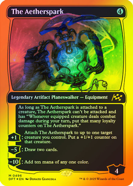 The Aetherspark (DFT) (496) / First Place Foil | MTG Wolf México