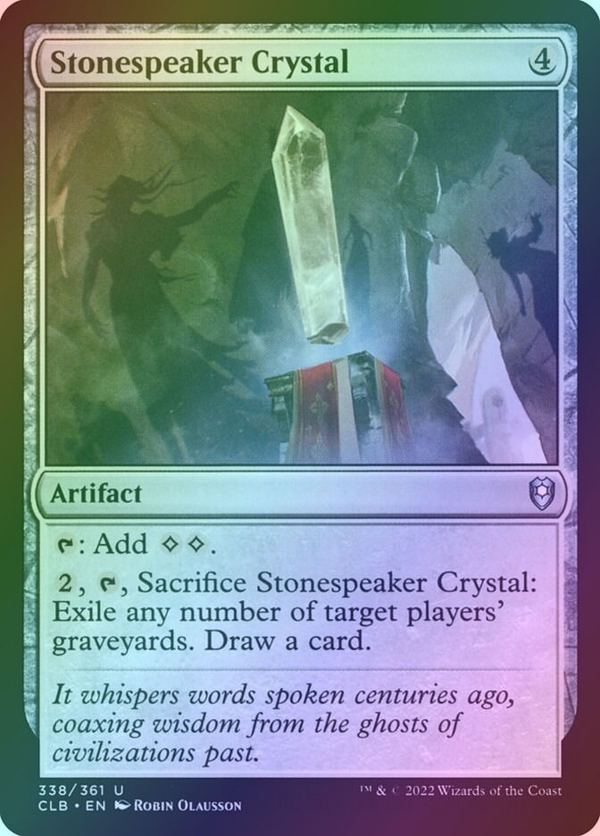 Stonespeaker Crystal (CLB) (338) / Foil