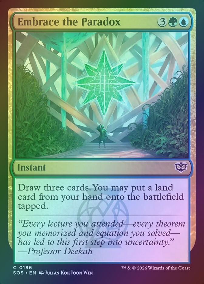 Embrace the Paradox (SOS) (186) / Foil