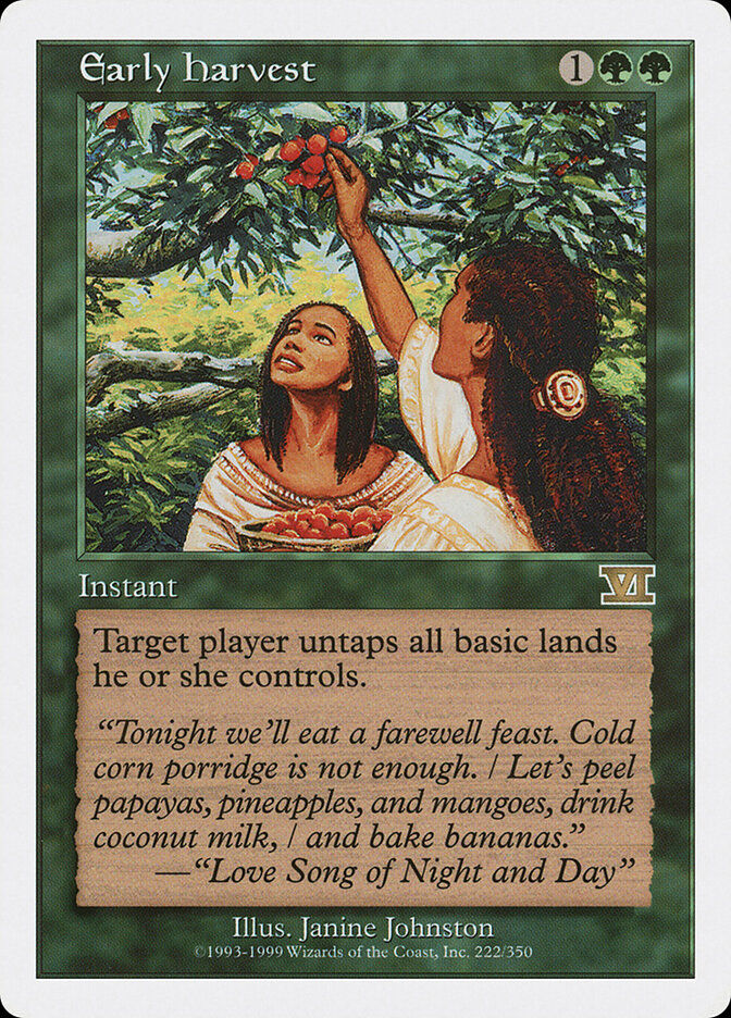 Early Harvest (6ED) (222)