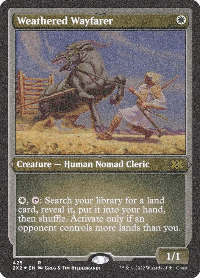 Weathered Wayfarer (2X2) (425) / Foil Etched