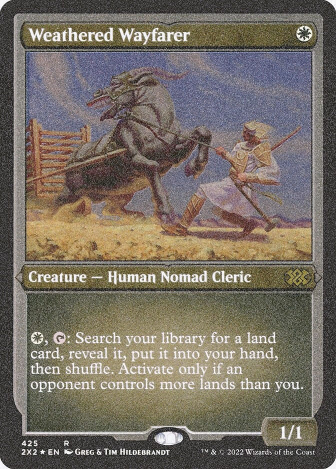 Weathered Wayfarer (2X2) (425) / Foil Etched