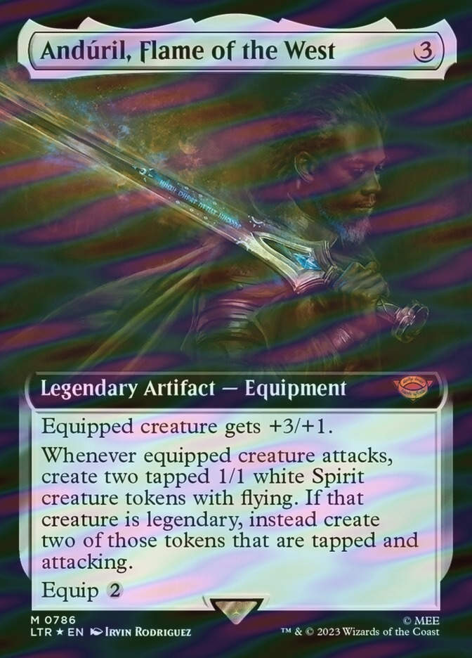 Andúril, Flame of the West (LTR) (786) / Extended Art / Surge Foil