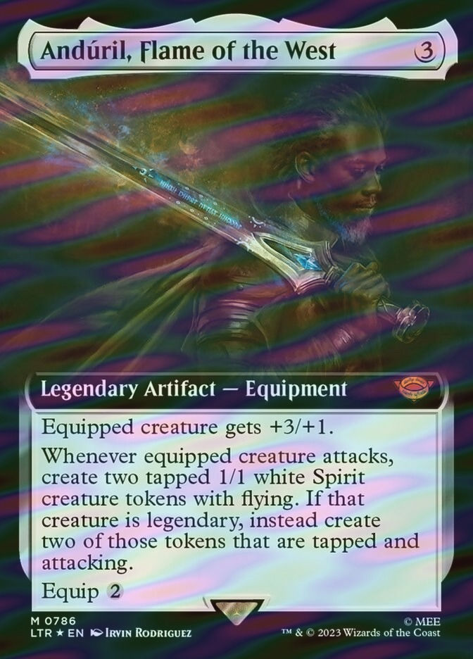 Andúril, Flame of the West (LTR) (786) / Extended Art / Surge Foil
