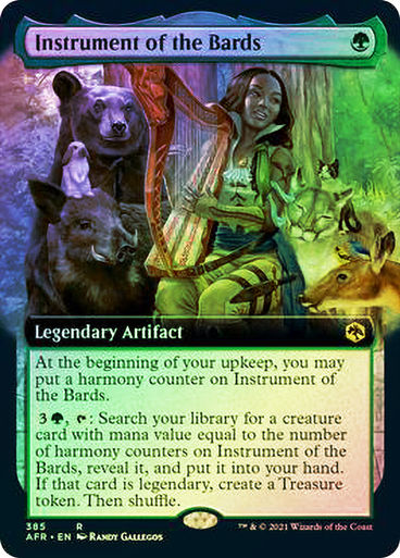 Instrument of the Bards (AFR) / Extended Art Foil