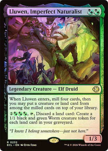 Lluwen, Imperfect Naturalist (ECL) (232) / Foil