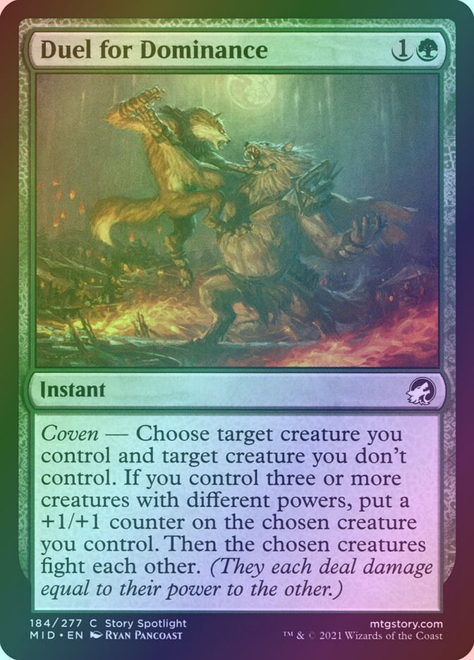 Duel for Dominance (MID) (184) / Foil